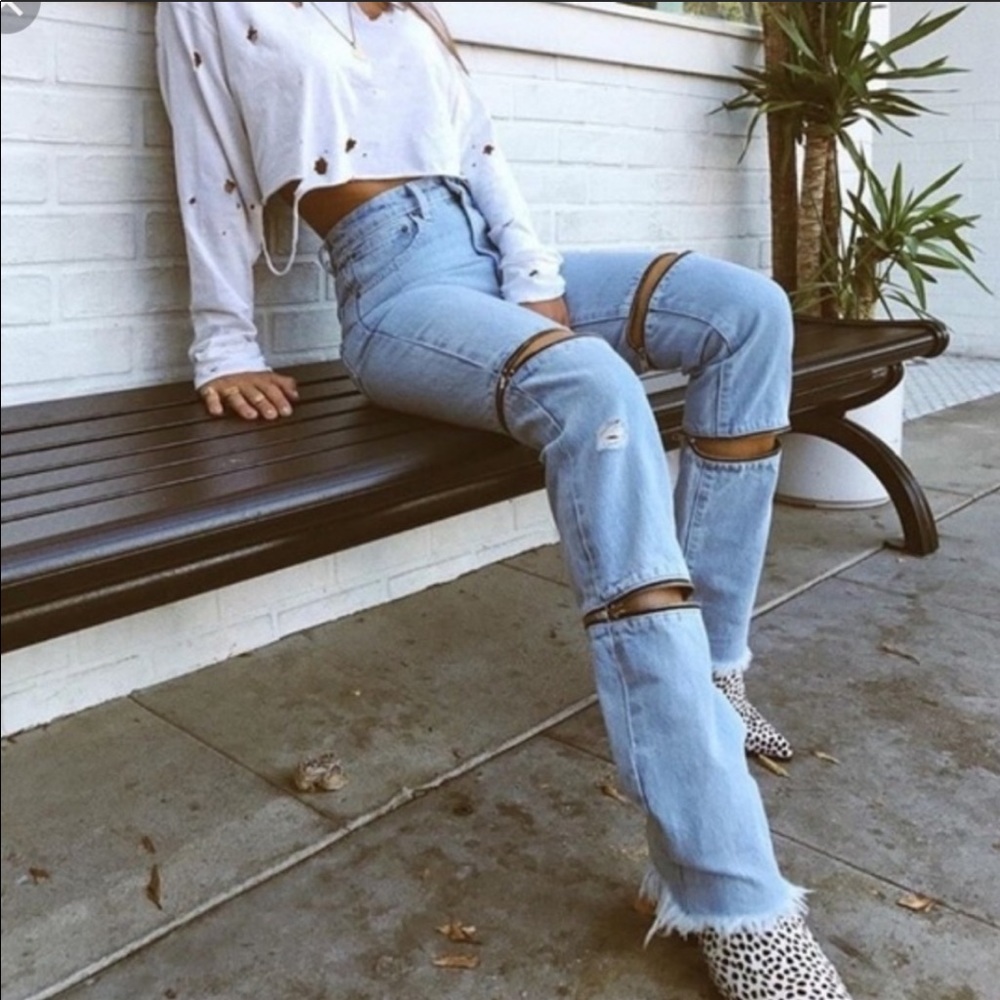 LF CARMAR ZIPPER JEANS